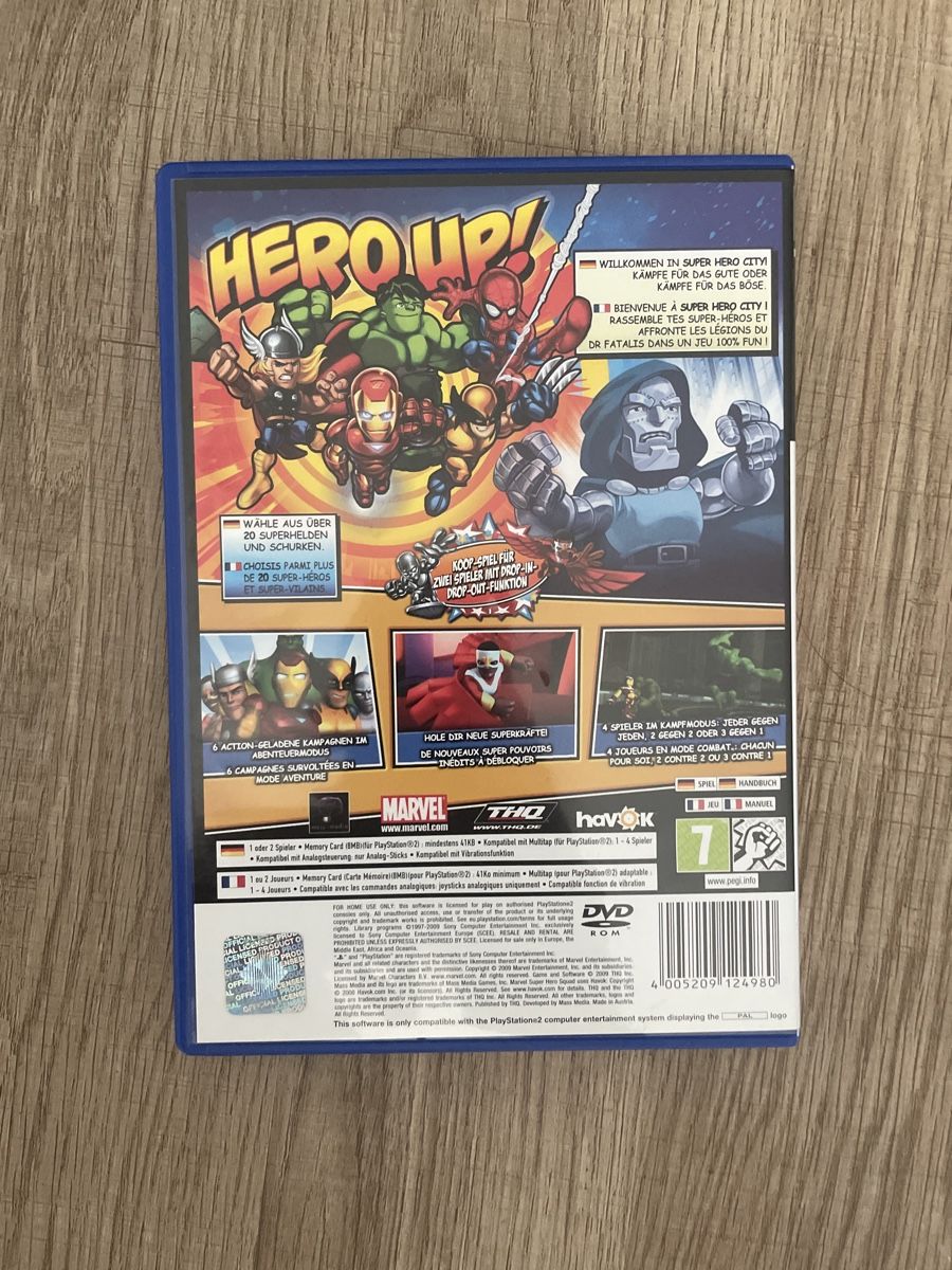 Jeux: Marvel Superhero Squad Ps2 – D'occasion à Hagendorn par masterchieff 1