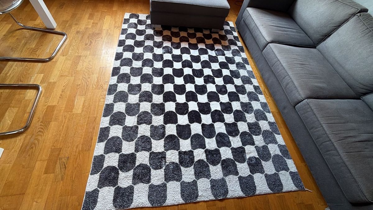 Tappeti: Tapis damier noir et blanc – Usato da Lausanne venduto da chlo_b 1