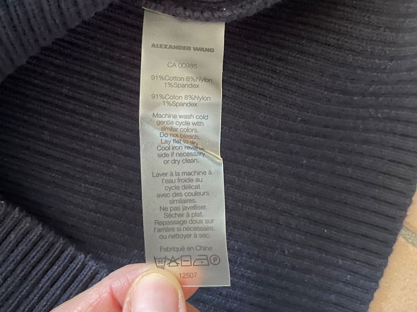 Alexander Wang Maglioni & Felpe: Alexander Wang Rippstrick Pullover blau Reißverschluss S 36 – Nuovo (secondo la descrizione) da Clarens venduto da Lois86 3