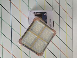 Neue Solar LED Baustrahler mit USB Anschluss, Orange!