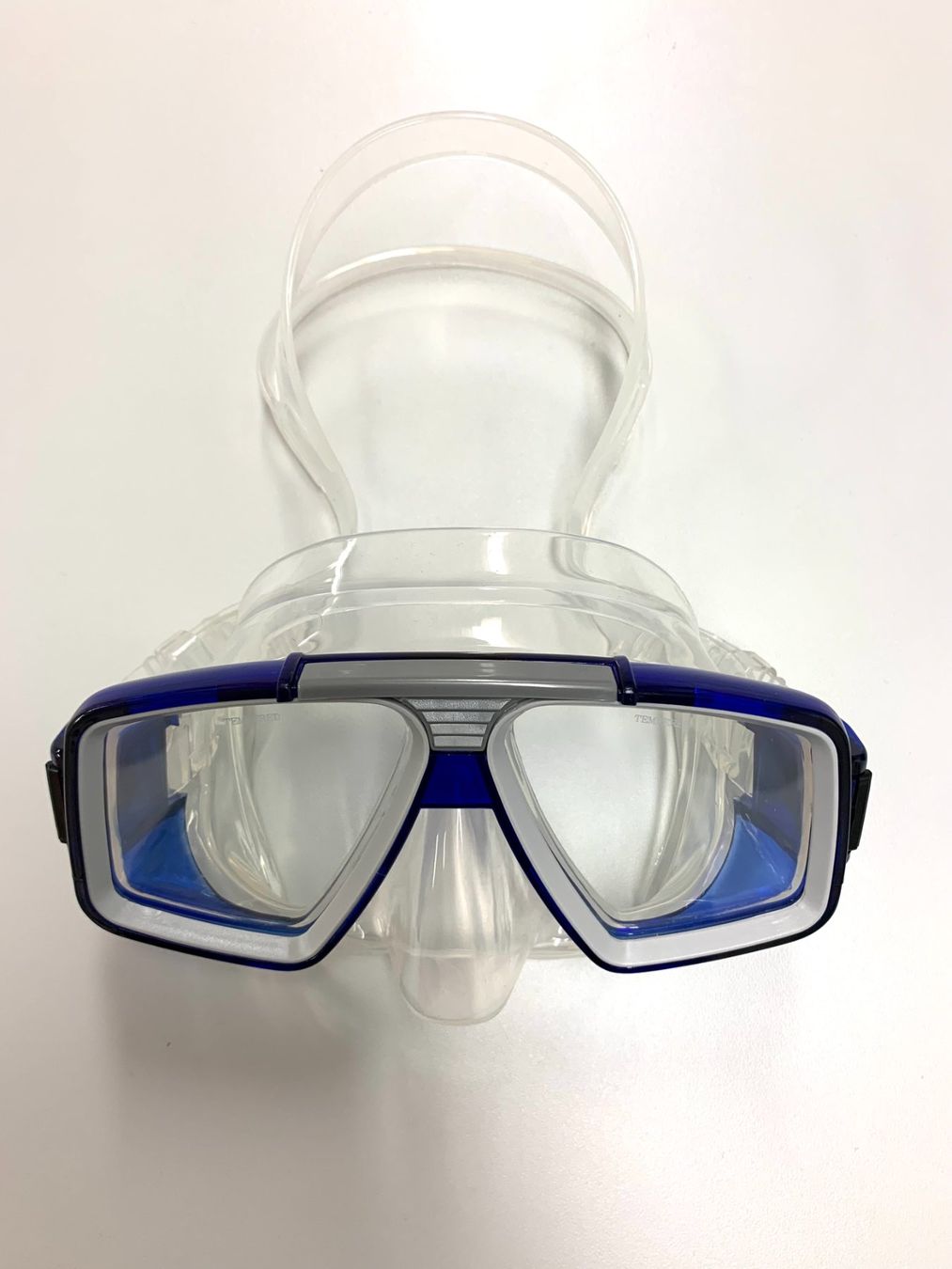Pinne, Maschere & Boccagli: Tauchmaske - Blau - Fabrikneu – Nuovo e nell'imballaggio originale da Samstagern venduto da Spliti