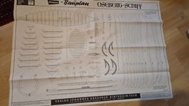 Bauplan Graupner Oseberg-Schiff Nr. 2099 Bogen 2