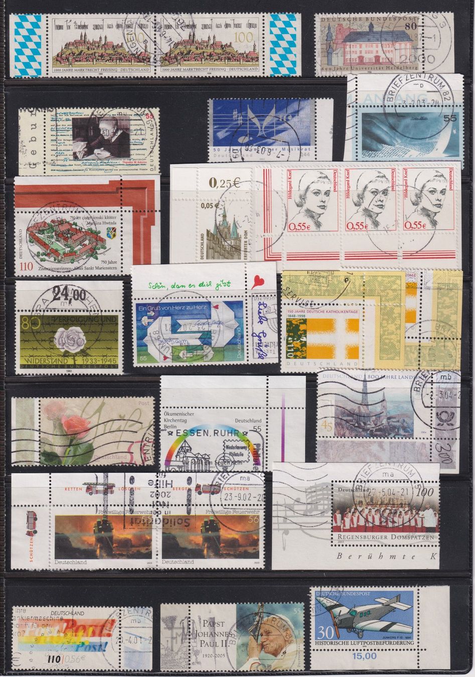 Tutti i francobolli: BRD, Briefmarken mit Eckrand oder Seitenrand – Usato da Bellach venduto da qsearch 2
