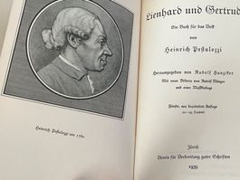 Lienhard und Gertrud, Pestalozzi, Ausgabe von 1939