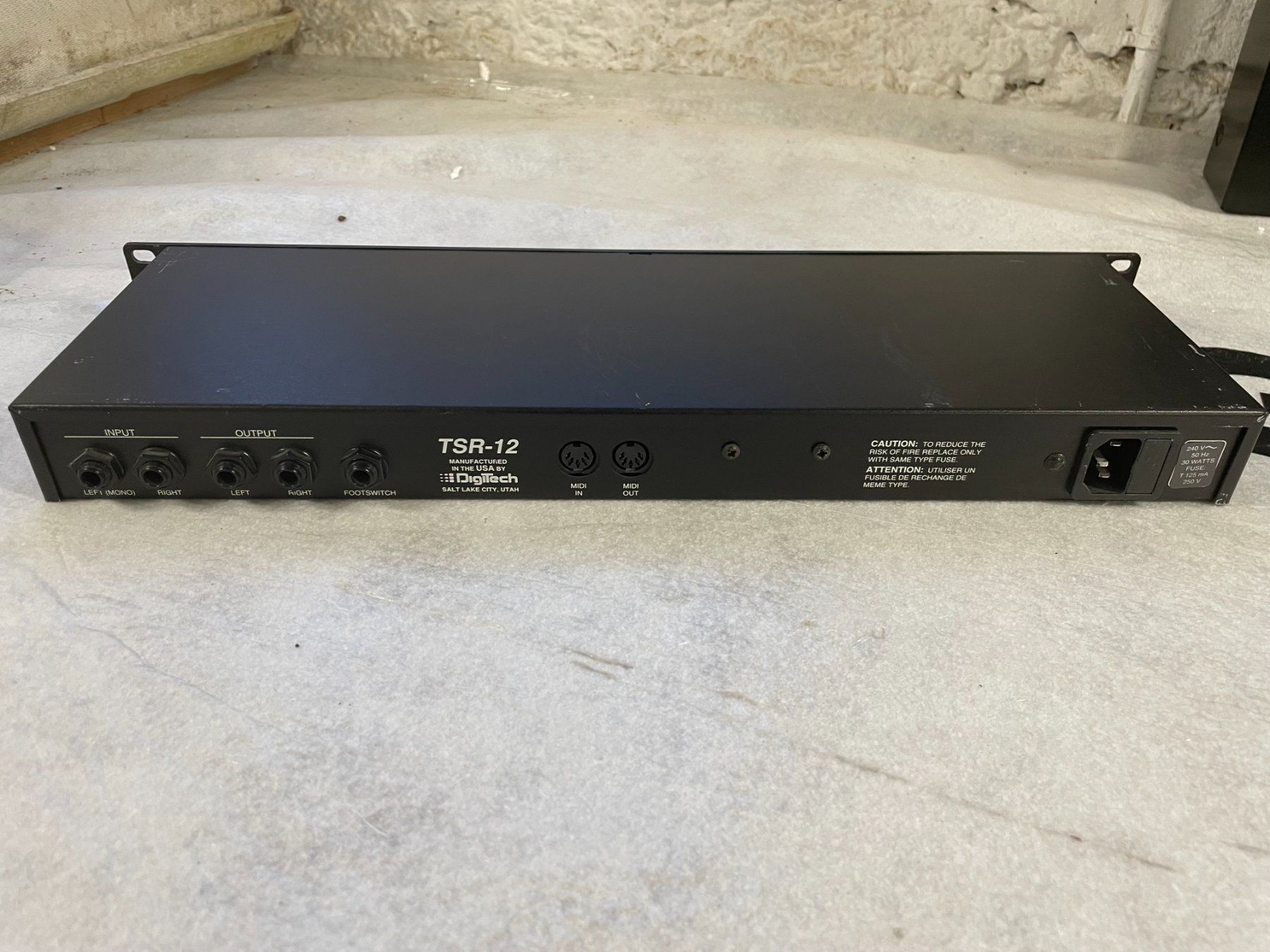 Strumenti musicali: Digitech TSR-12 Multi-Effektprozessor - Studio Reverb – Usato da Lichtensteig venduto da Erte75 3