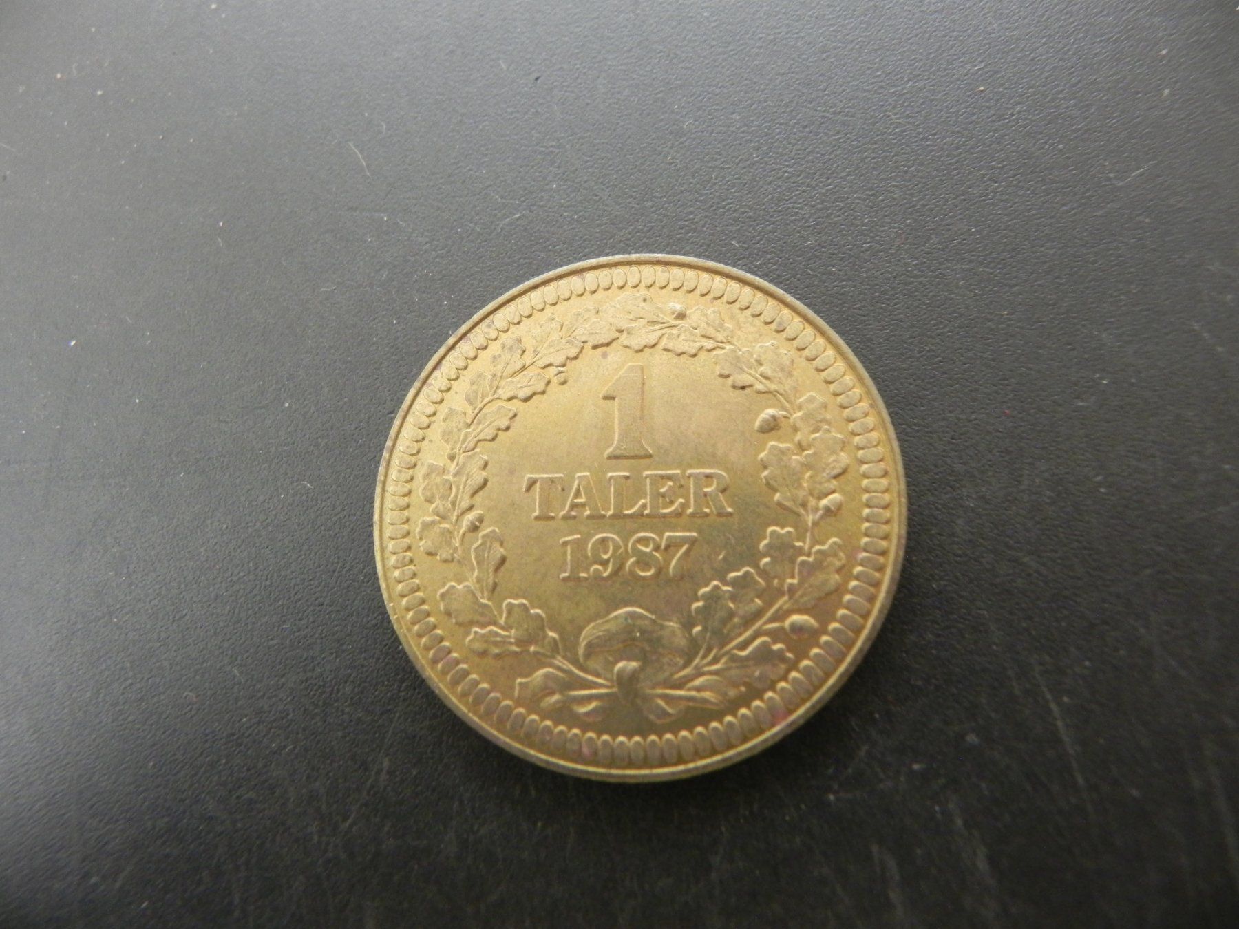 Medaillen: Medaille Zofingen 1 Taler 1987 – Gebraucht aus Biel/Bienne von Gogolozi