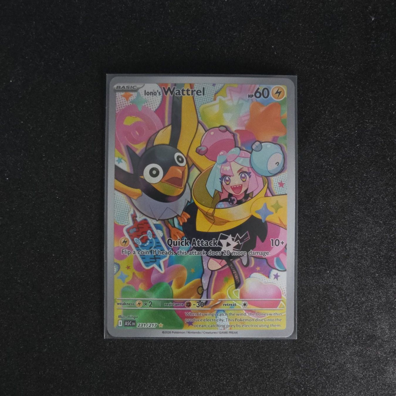 Pokémon Sammelbilder & Trading cards: Iono's Wattrel (ASC 231) – Gebraucht aus St. Gallen von CardZelo