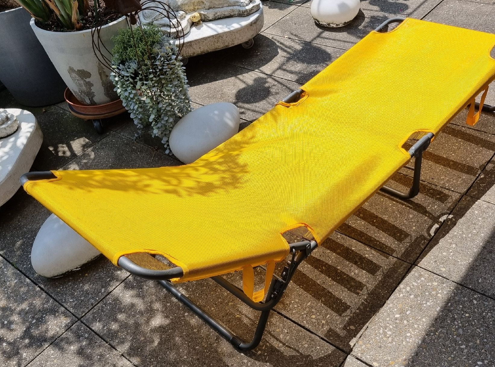 Sedie a sdraio: Sonnenliege klappbar Farbe gelb – Usato da Buchs AG venduto da alp_x87d 1
