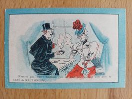 Antikes Sammelbild Café de Malt Kneipp Orig. Lithographie