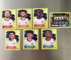 Panini WM 26 Sticker USA 4,9,12,13,14,17,19