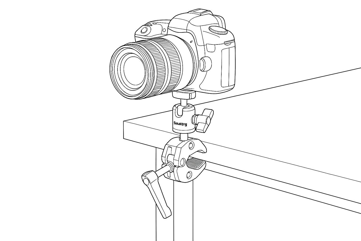 Smallrig Altri Accessori: SmallRig Super Clamp (735) – Nuovo (secondo la descrizione) da Basel venduto da Restwert_Basel 5