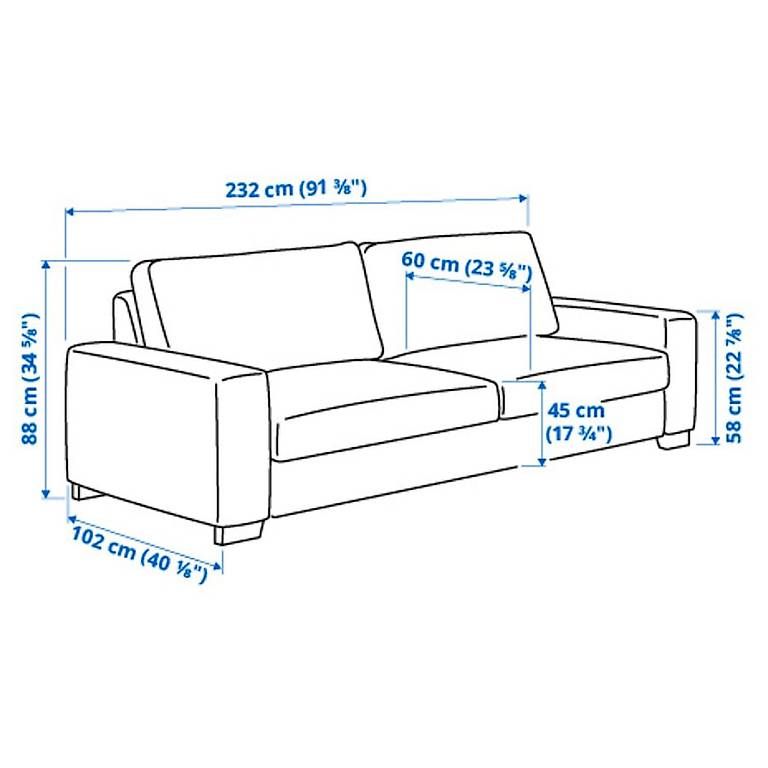 Ikea Divani: Sofa - IKEA Sörvallen – Usato da Thalwil venduto da kai_5csy 2