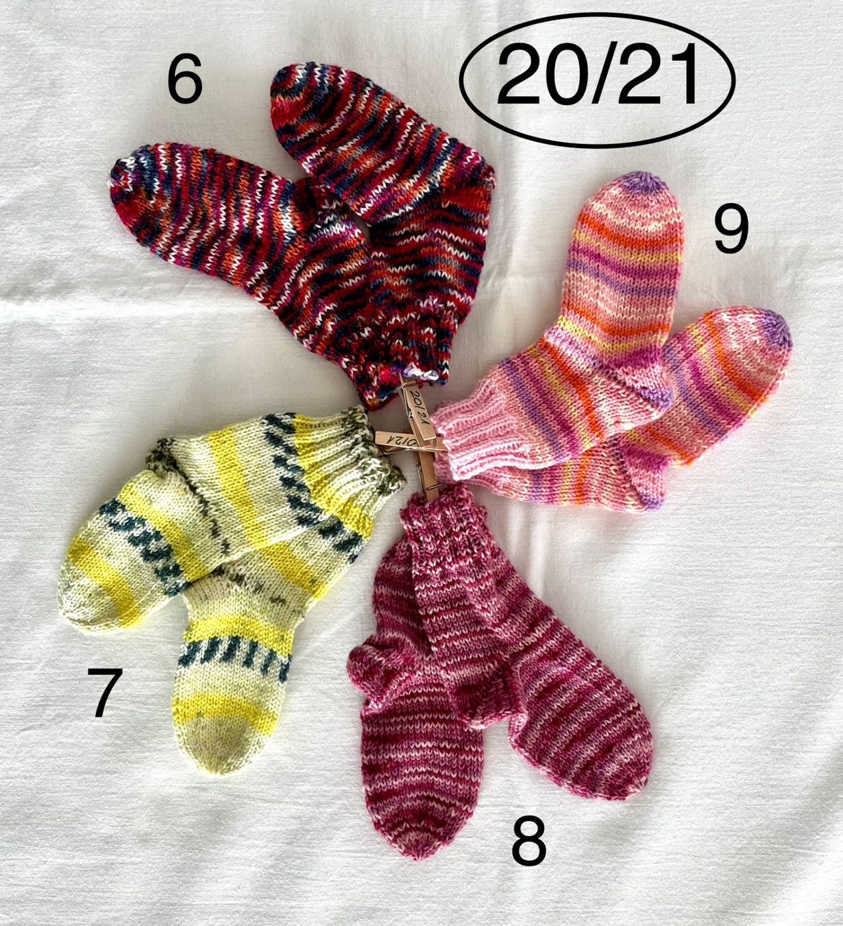 Calze per bambini: handgestrickte Socken, 20/21 – Nuovo e nell'imballaggio originale da Engelburg venduto da rautibus