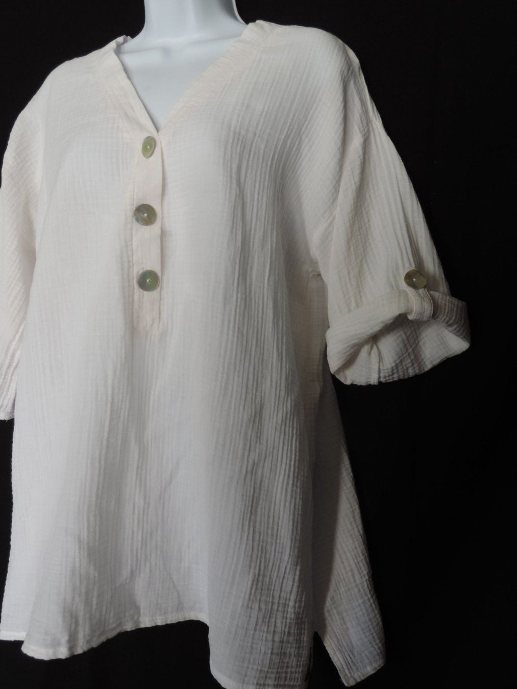 Blusen: chemisier blanc Blanc du Nil – Gebraucht aus Genève von Axelle333 8
