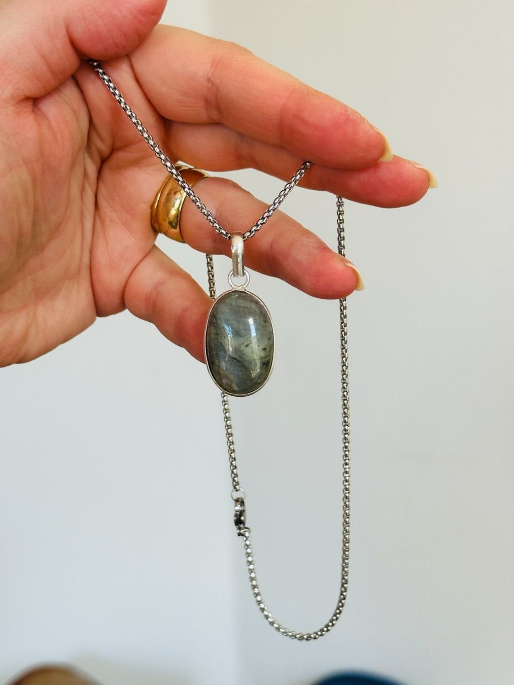 Catenine: Labradorite necklace – Nuovo e nell'imballaggio originale da Genève venduto da AGBERG 7