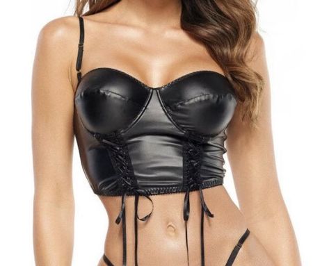 Korsett Beauty Night fetisch schwarz Gr.S/M