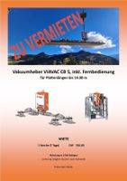Vakuumheber Paneelenheber zu vermieten