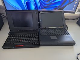 2x defekte Retro Laptops für Sammler und Bastler