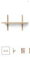 Regal Sector von Ferm Living | Eiche und Messing