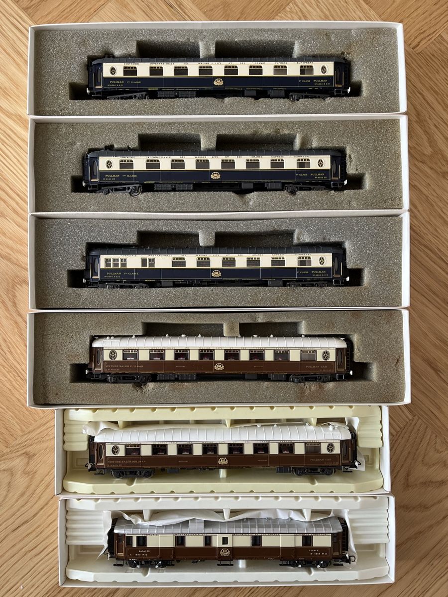 Rivarossi Modellini di ferrovie: 6 CIWL Wagen Rivarossi – Usato da Basel venduto da Re620_11627