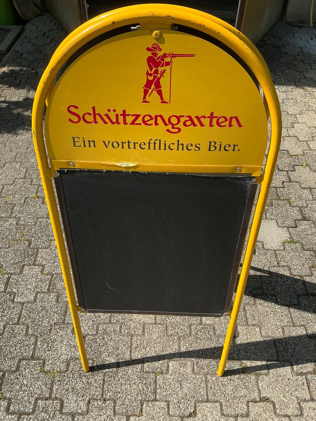 Allestimento di negozi e stand fieristici: alte Schützengarten Werbetafel, A-Ständer, – Usato da Jona venduto da Jancy60 2