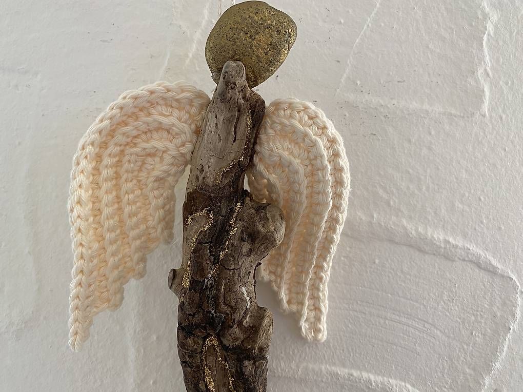 Tutte le decorazioni: Schwemmholz Engel  – Usato da Hubersdorf venduto da Beatrice60 1