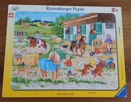 RAVENSBURGER - *LEGEPUZZLE - BAUERNHOF* 13 TEILE/GEBR./37X30