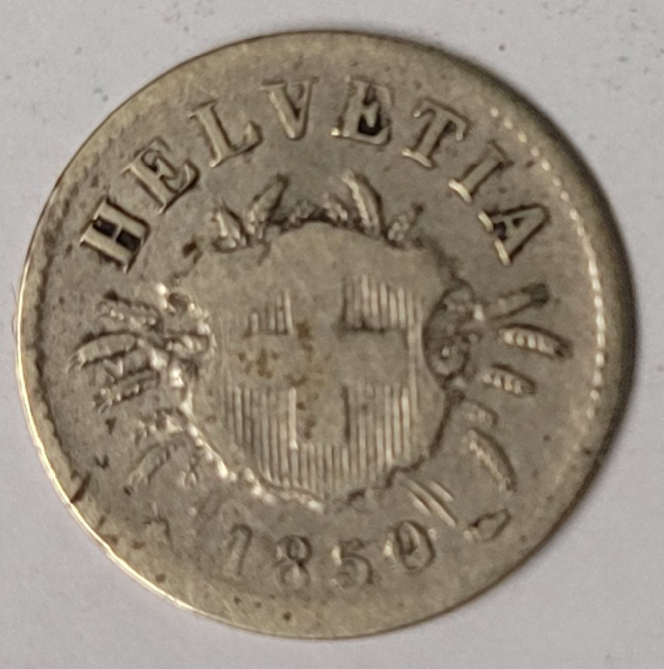 Alle Münzen: 5 RAPPEN / SCHWEIZ 1850 "BB" – Gebraucht aus Mumpf von antonio_schweiz_961