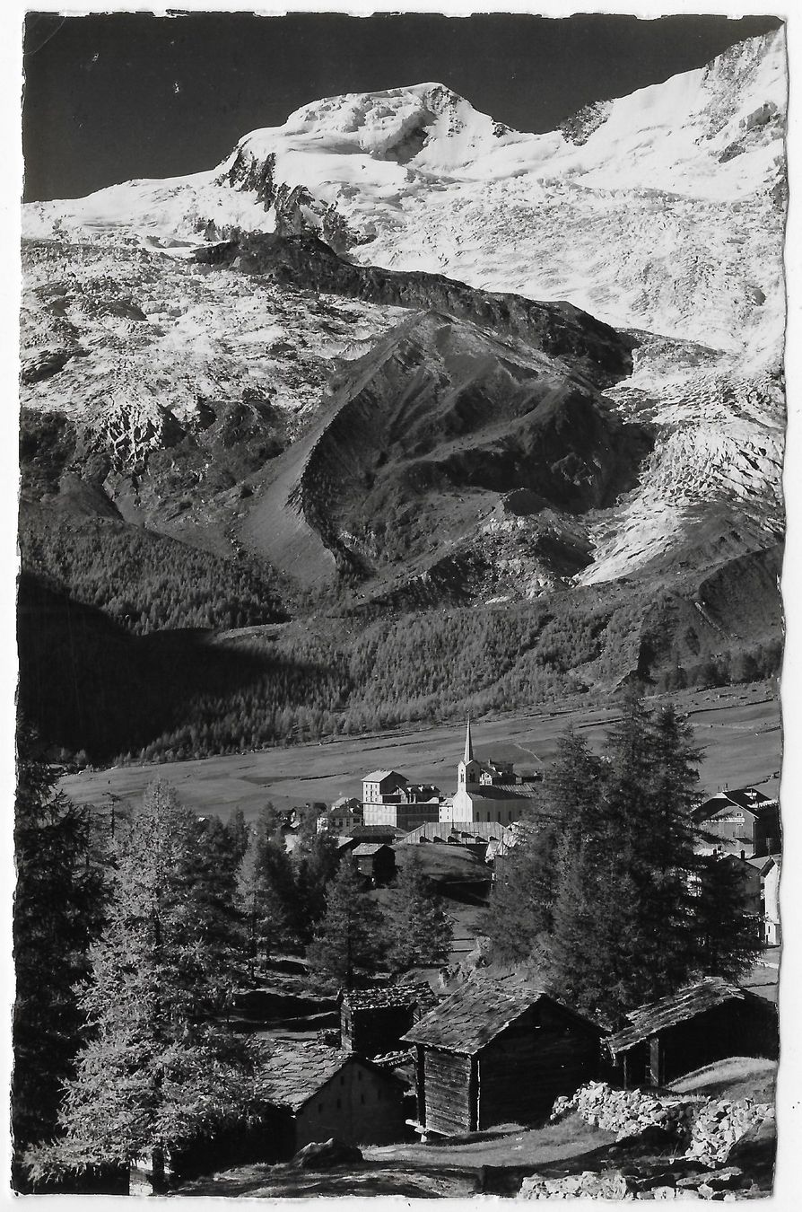 Ansichtskarten: Saas-Fee, Alphubel-Feegletscher – Gebraucht aus Hefenhofen von Richsalz