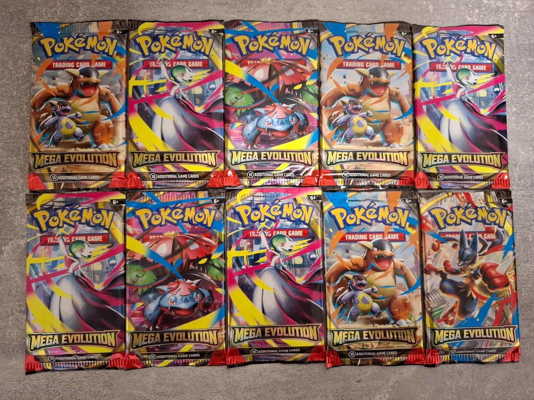 Pokémon Sammelbilder & Trading cards: 10x Mega Evolution Booster Pack aus (First Partner) – Neu und originalverpackt aus Winterthur von andrekeller95