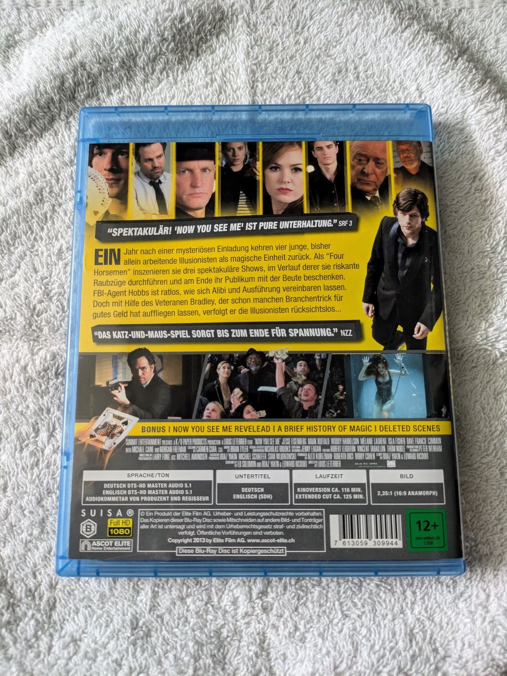 Tutti i DVDs: Now You See Me (Blu-ray Disc) – Usato da Liestal venduto da tonic 2