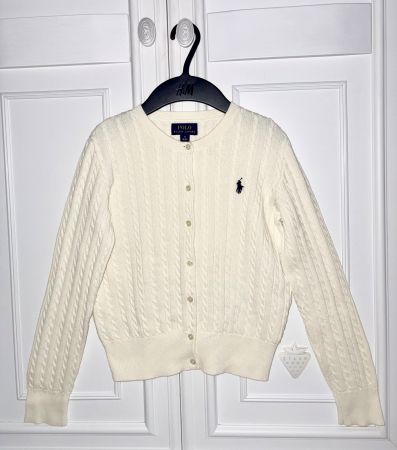 Ralph Lauren girls cardigan sweater Jäckli 8 10 Y 140 NEW