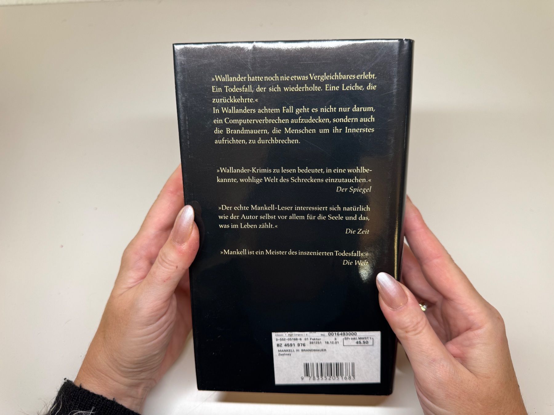 Libri: ROMAN: Henning Mankell, Die Brandmauer – Usato da Grosswangen venduto da Deutsche_Romane 9
