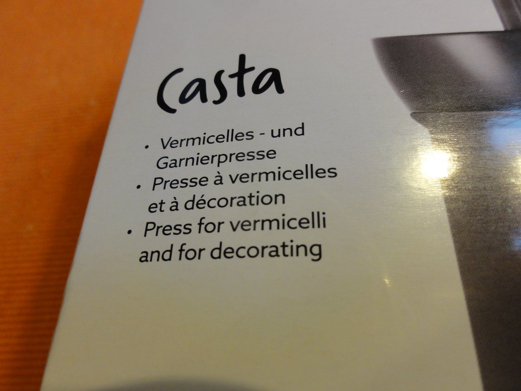 Küchengeräte: moHA Casta Vermicellespresse – Neu und originalverpackt aus Ebikon von 2297 1