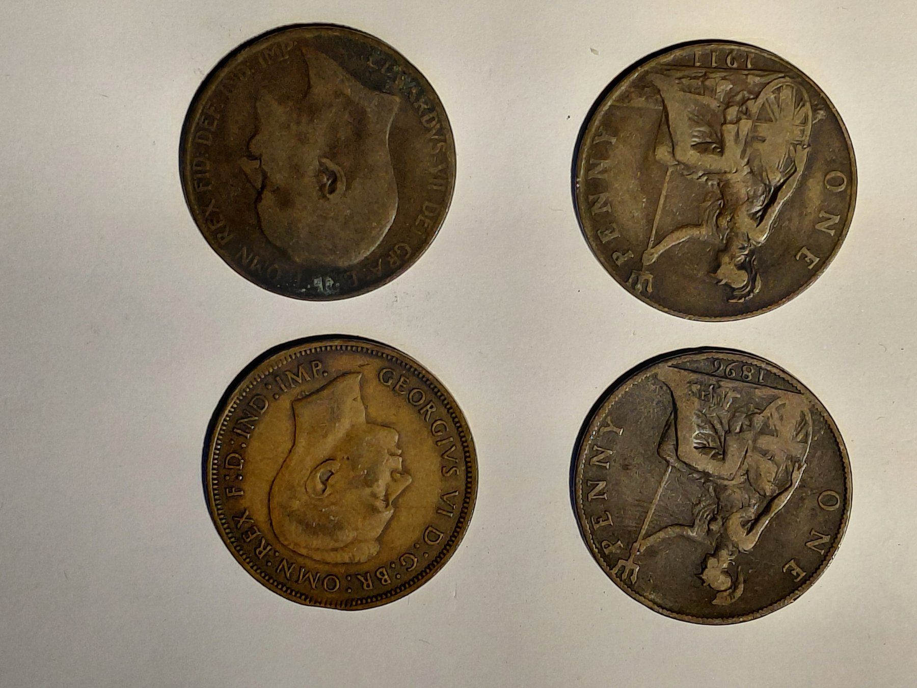 Tutti le monete: 4x one Penny – Usato da Gelterkinden venduto da martinom 1