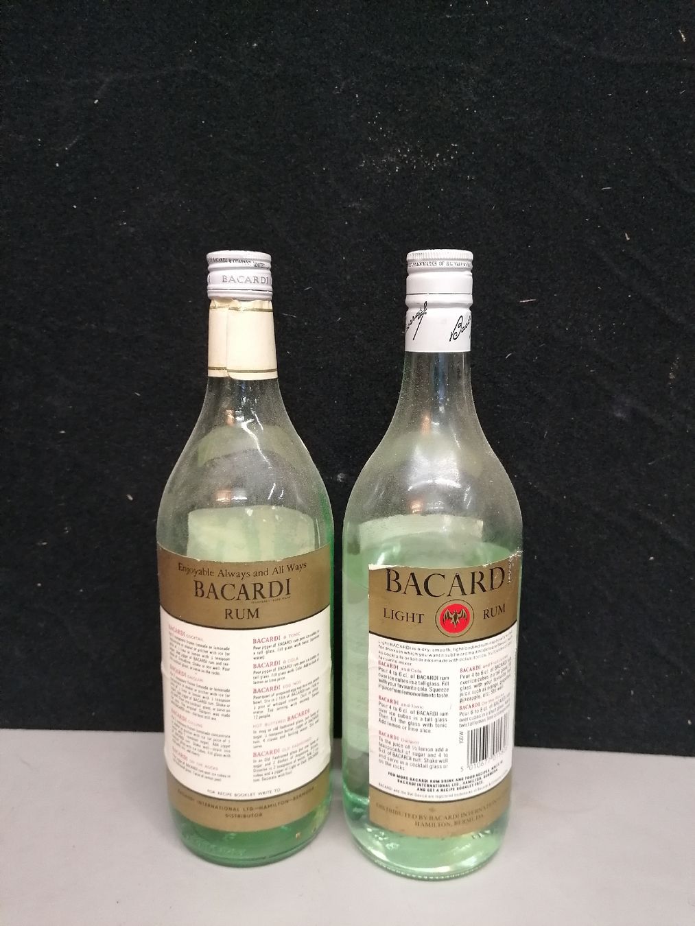Spirituosen: 2 BOUTEILLES RON BACARDI SUPERIOR ENTAMÉ – Gebraucht aus Genève von Leboucheoreilles 3