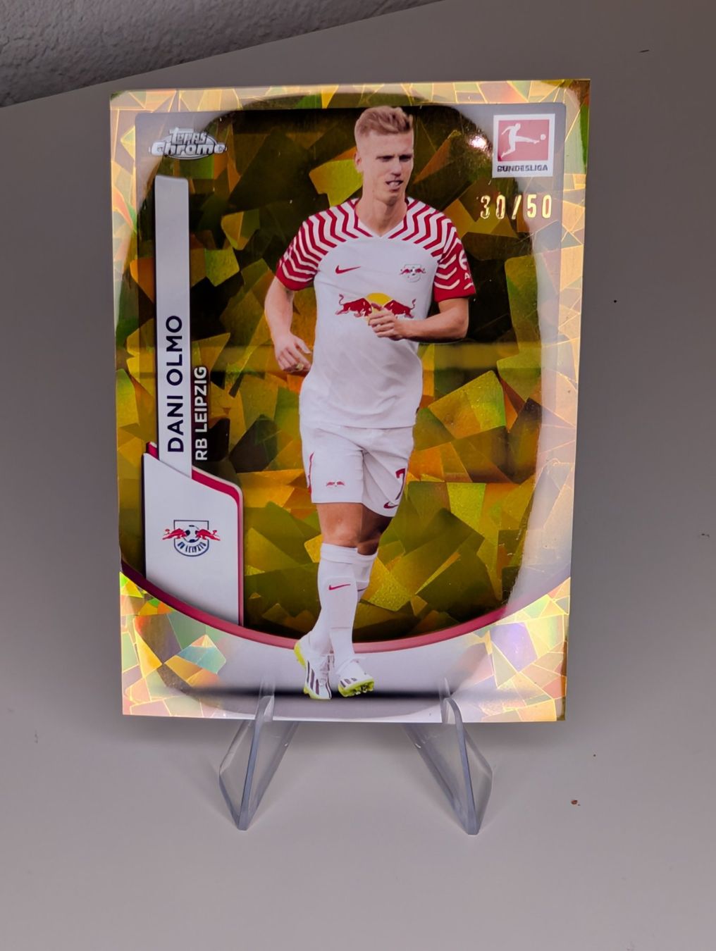Topps Carte collezionabili: Dani Olmo 30/50 RB Leipzig Topps Chrome – Nuovo (secondo la descrizione) da Hunzenschwil venduto da BRPCards