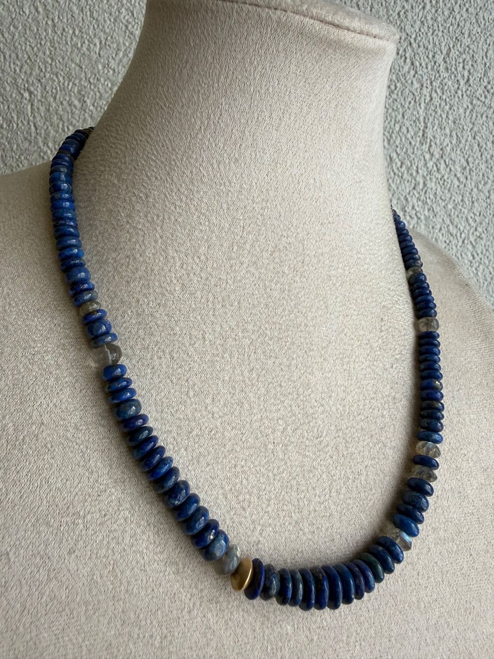 Ketten: Lapislazuli Kette mit Silber Verschluss 925 – Gebraucht aus Spiegel b. Bern von Rogger72 1