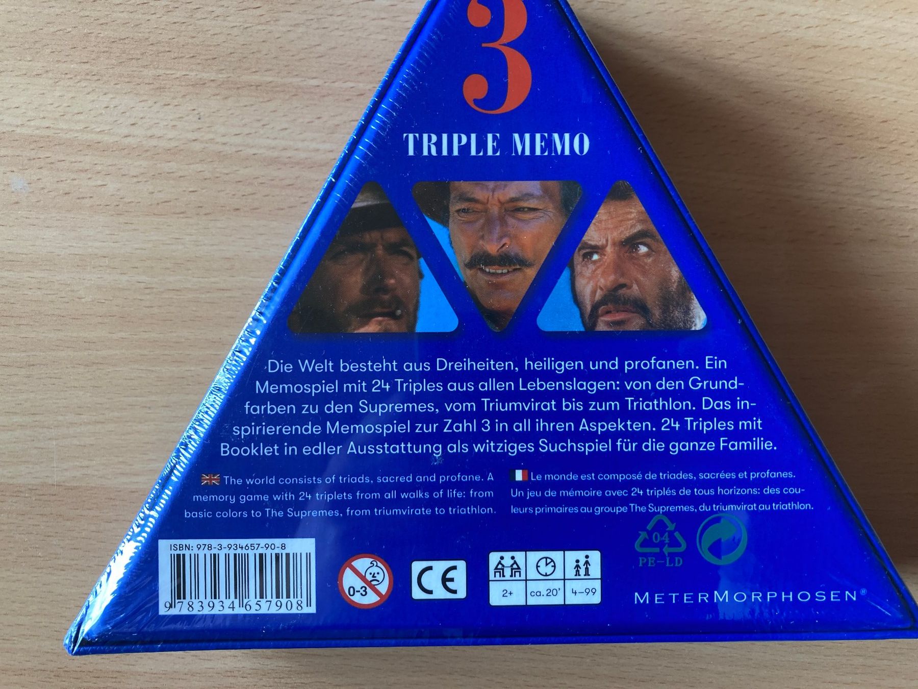 Giochi: Triple Memo, Dreifach Memory Spiel, originalverpackt – Usato da Lütisburg venduto da wiesenpippau 1