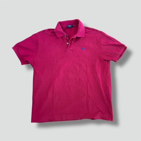 Burberry London vintage burgundy poloshirt authentic herren
