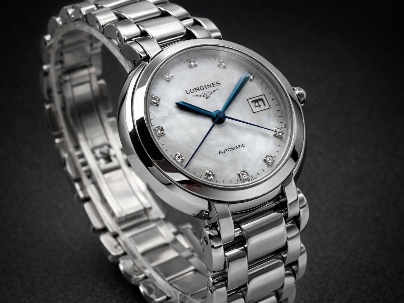 Longines Orologi: Longines Prima Luna Stainless Ref. L8.113.4 - Automatik – Usato da Zürich venduto da brothersinwatches 2