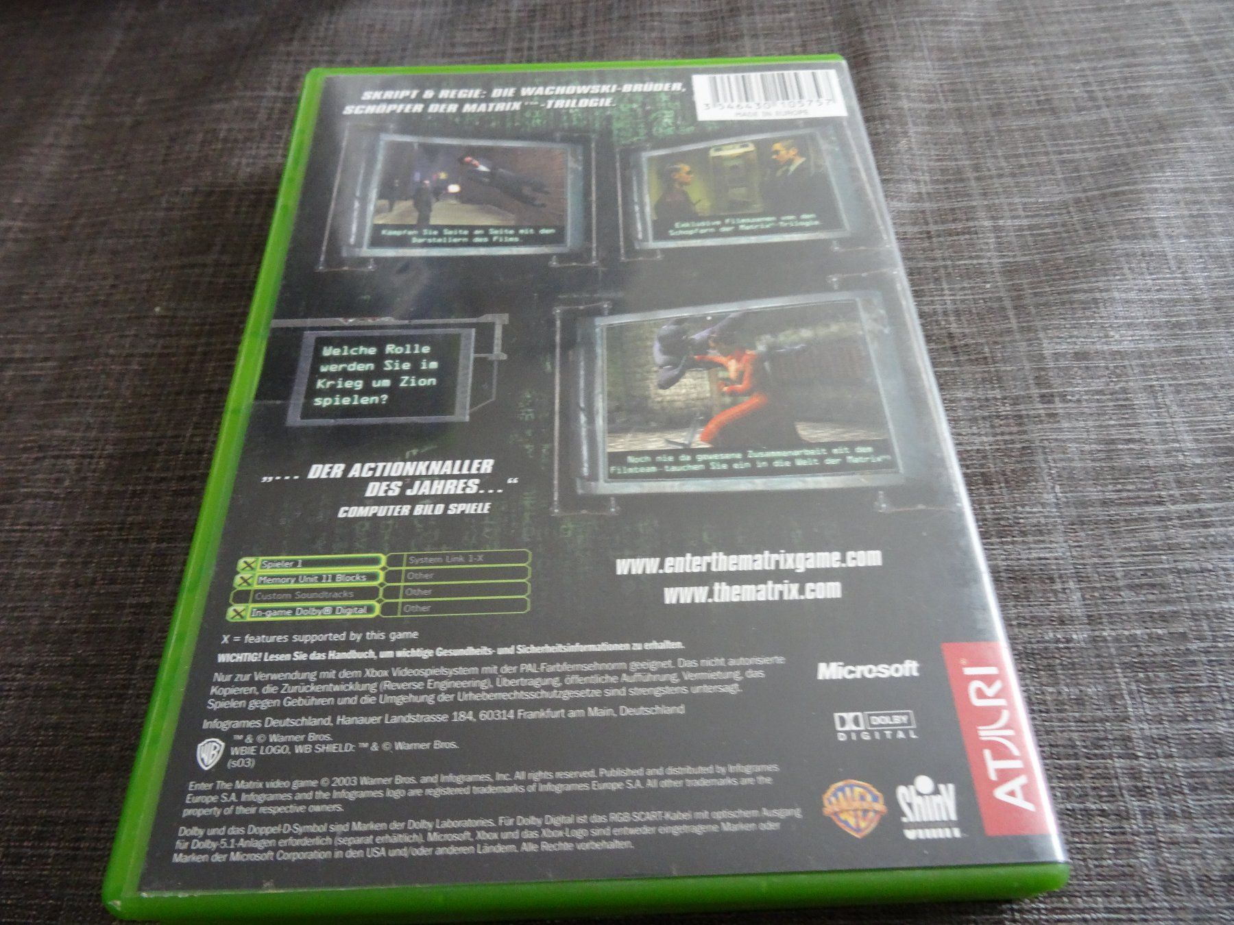 Microsoft Giochi: Enter the Matrix XBOX – Usato da Olten venduto da Disc-Ausverkauf 2