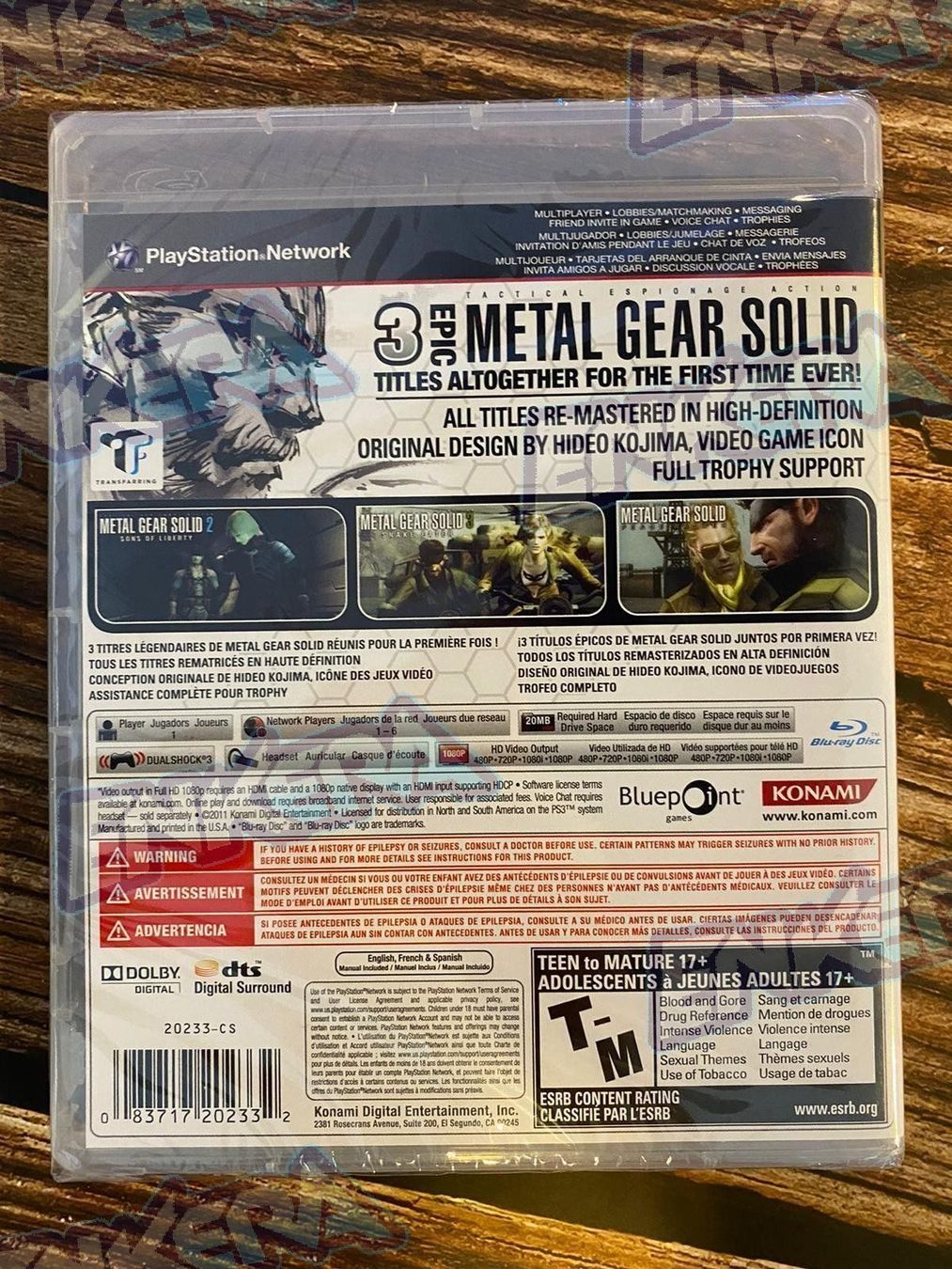 Giochi: Metal Gear Solid HD Collection [SEALED] – Nuovo e nell'imballaggio originale da Niederwil SO venduto da BlueSonic 1