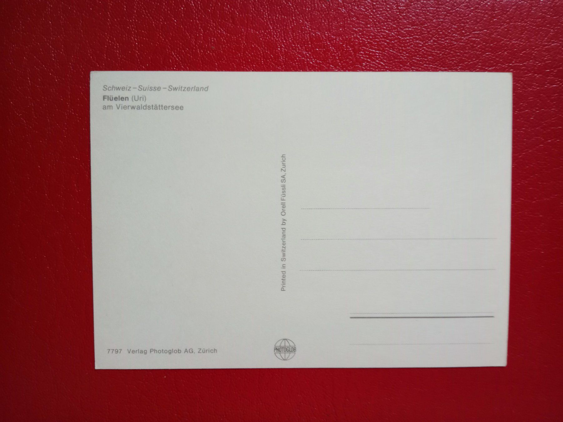 Cartoline postali: Flüelen am Vierwaldstättersee Uri – Usato da Küttigen venduto da Melisch1000 1