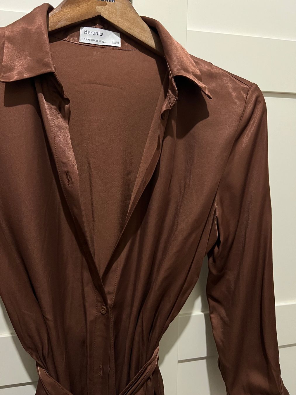 Vestiti: Satin Hemd Kleid / Hemdkleid – Nuovo (secondo la descrizione) da Wittenbach venduto da DGB_xoxo 1