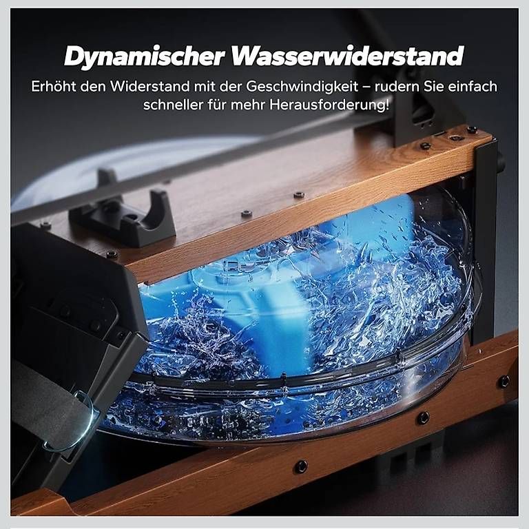 Hometrainer: Wasser Rudergerät aus Holz – Usato da Jonen venduto da mbe_w2zt 4