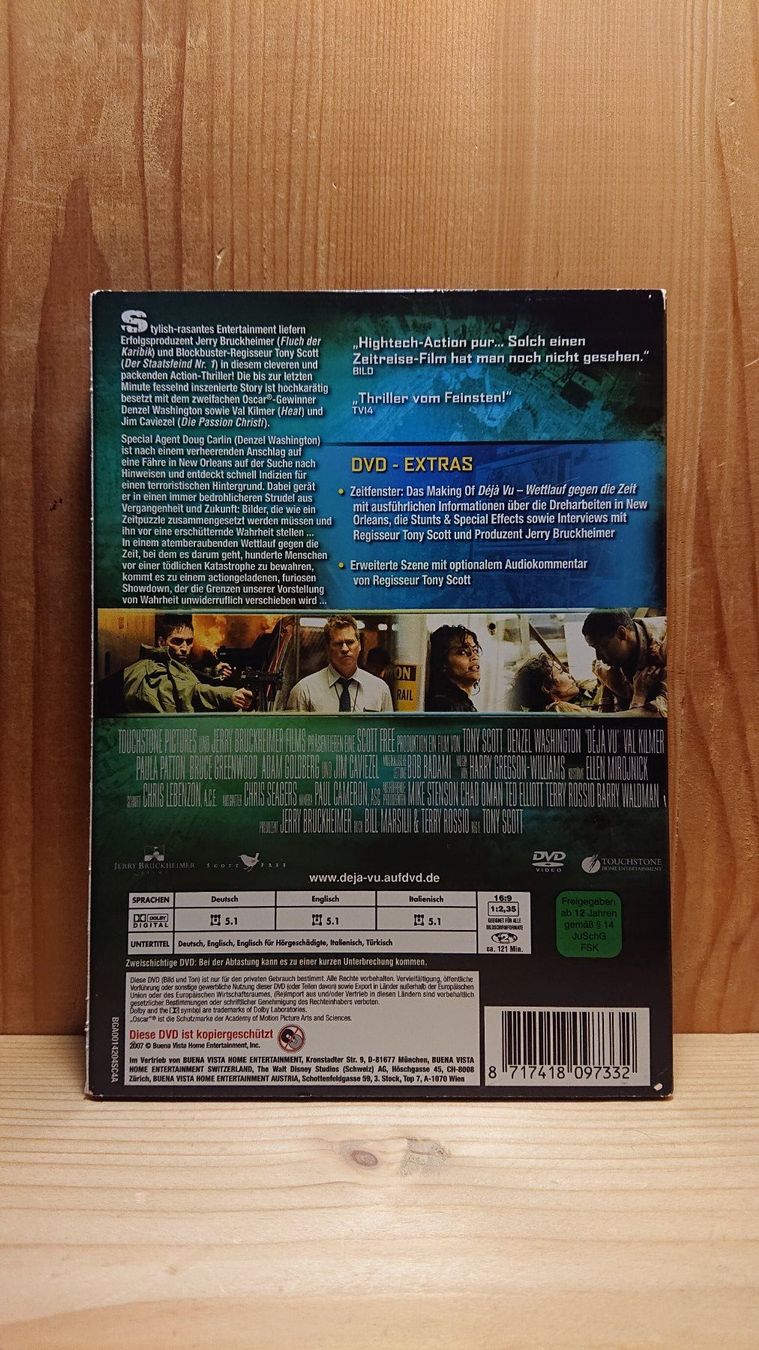 Alle DVDs: DÉJÀVU DVD mit Denzel Washington – Gebraucht aus Wilderswil von Exebub 1