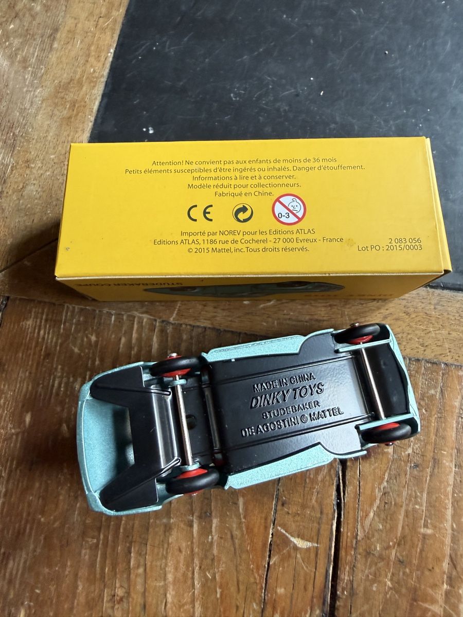 Dinky Toys Modellini d'auto: Dinky Toys 24O Studebaker Coupe Atlas – Nuovo e nell'imballaggio originale da Zürich venduto da kuengka 4