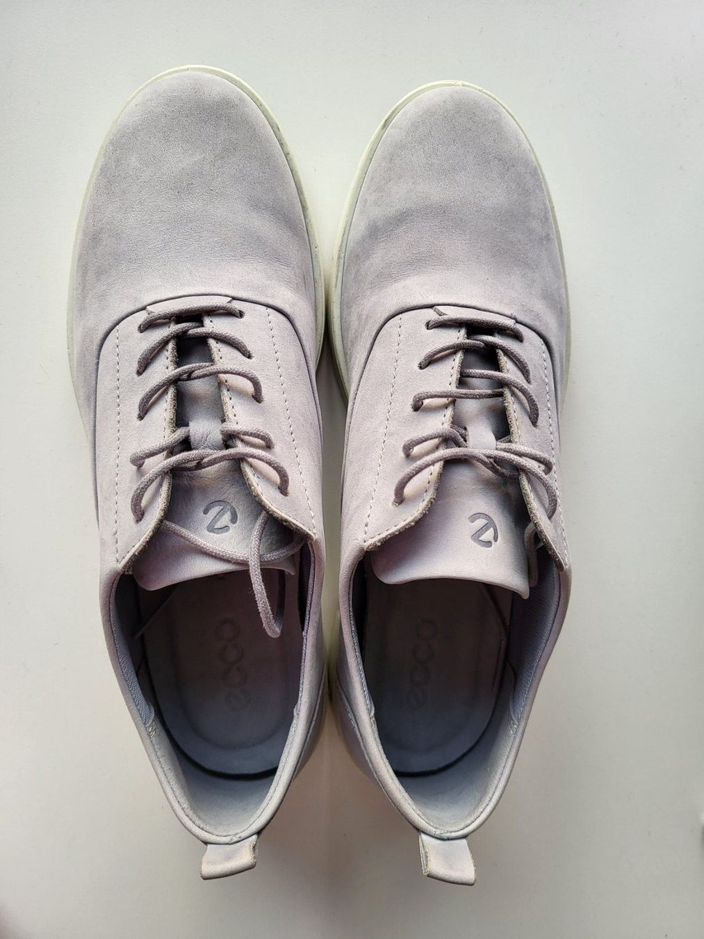 Ecco Scarpe da donna: Ecco Damen Schnürschuhe, Gr. 39 - Leder, hellblau – Nuovo (secondo la descrizione) da Baar venduto da clar6 4