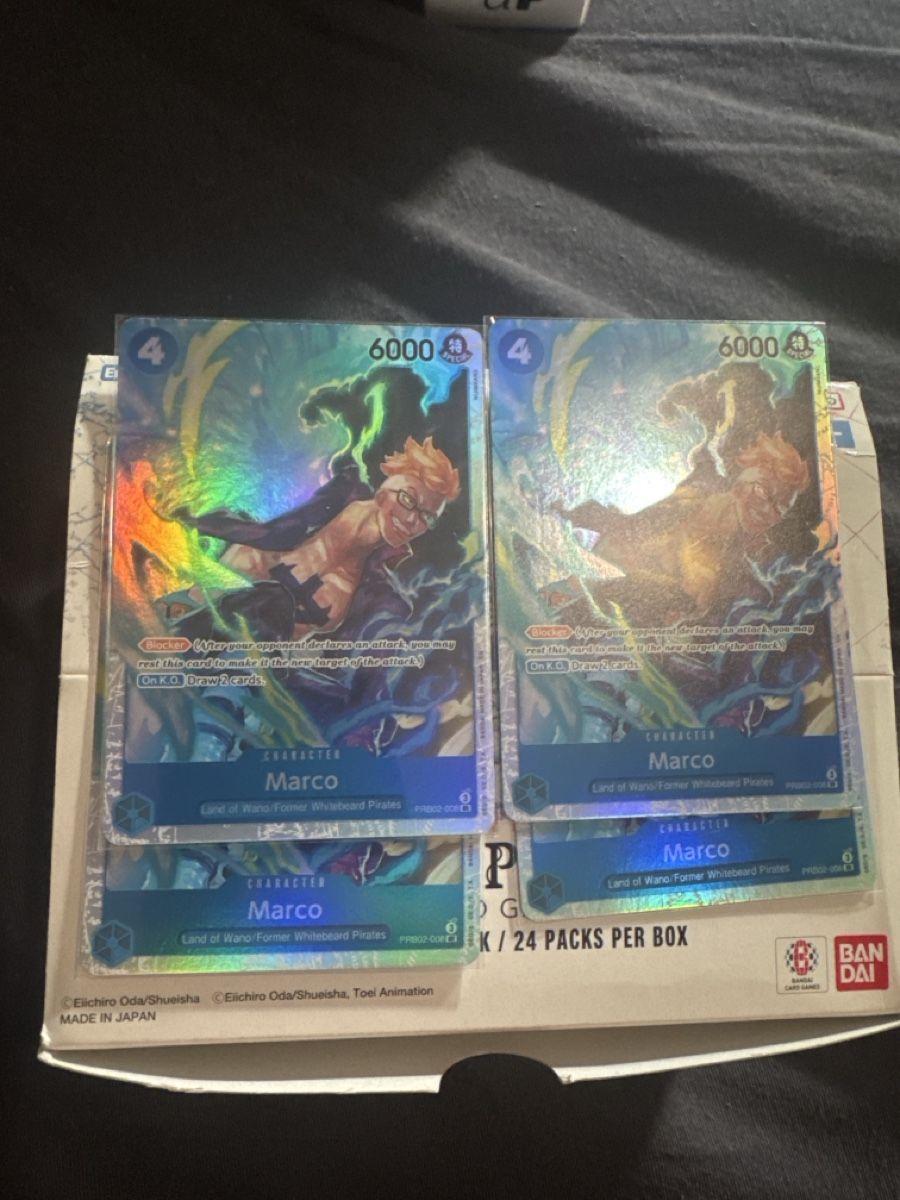 Bandai Cartes à collectionner: One piece Marco prb02-008 – Neuf (Voir description) à Maroggia par RikoZenin